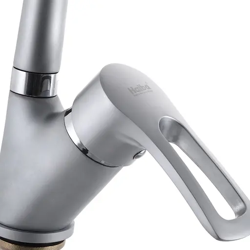 Смеситель для кухни Haiba Hansberg 777 матовый HB0219 Satin - фото 4