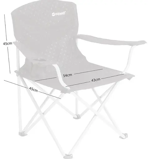 Стілець розкладний Outwell Catamarca Black (470325) - фото 2