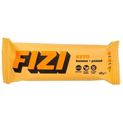 Батончик FIZI Keto Protein Bar, 45 грамм - Арахис-банан