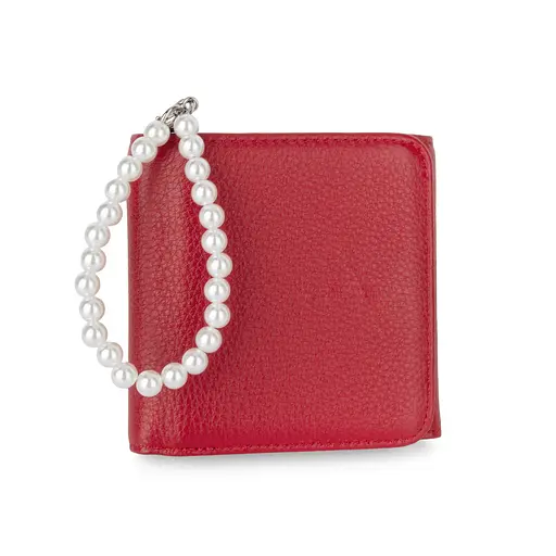 Гаманець жіночий маленький шкіряний Fuerdanni 1831-166 червоний - фото 1