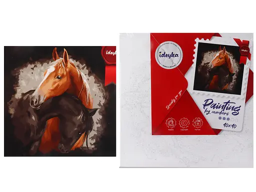 Набір для розпису по номерах Граціозна краса, 40x40 см, КНО4297