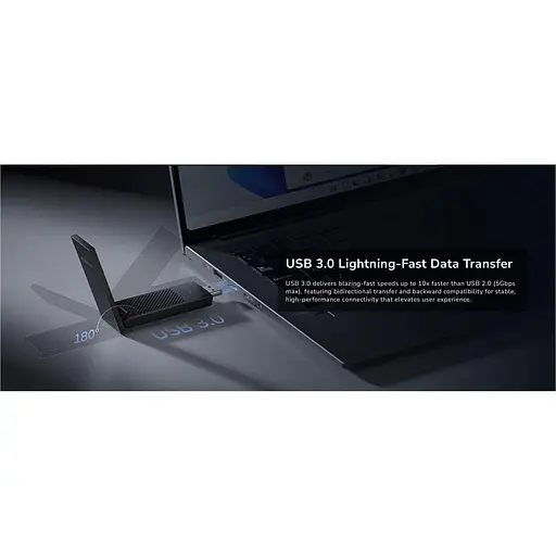 WiFi-адаптер Cudy WiFi WU5400, AX5400 Tri-Band Wi-Fi 6 / 6E (WU5400) - фото 8