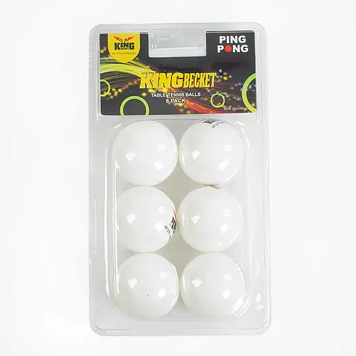 М’яч тенісний, 6 шт., у слюді - фото 2