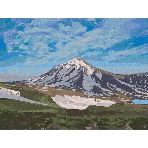 Картина за номерами ArtCraft Вулкан Лінканкабур. Чилі 40х50 см 10529-AC