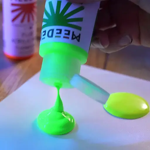 Набор жидких акриловых красок Fluid Fluorescent 6×60 мл MEEDEN - фото 3