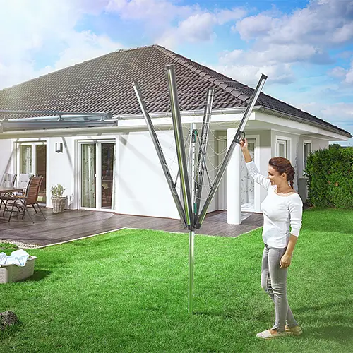 Каркас для сушіння білизни Leifheit LINOMATIC 600 Plus (85277) - фото 3