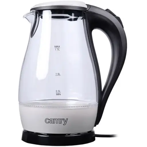 Электрочайник Camry CR 1251 стеклянный 1.7 л - фото 1
