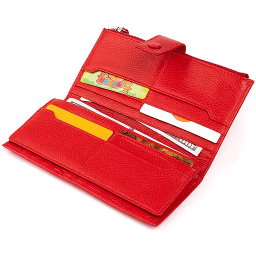 Кожаный женский кошелек ST Leather 19х9х1.7 см acs0015070 - фото 5