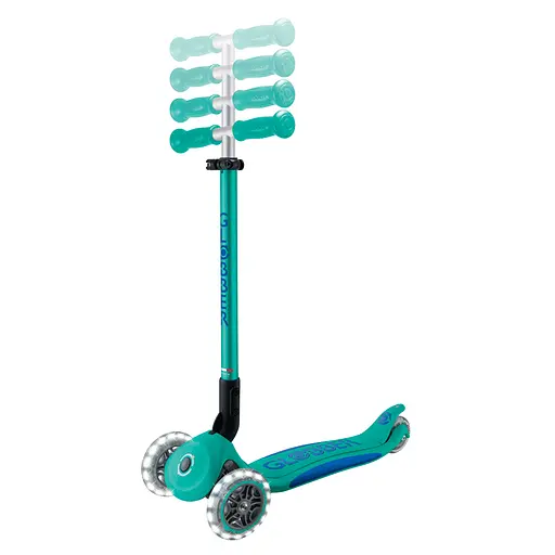 Самокат Globber Elite Lights колеса з підсвіткою 50 кг смарагдово-зелений (439-607-3) - фото 9