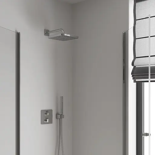 Лейка для верхнего душа с держателем Grohe Tempesta 250 Cube 26687000, Хром - фото 9