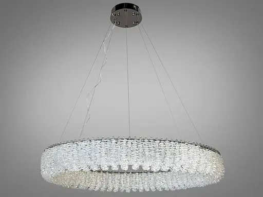 Підвісна люстра Diasha 505 з LED освітленням хром 48Вт - фото 4