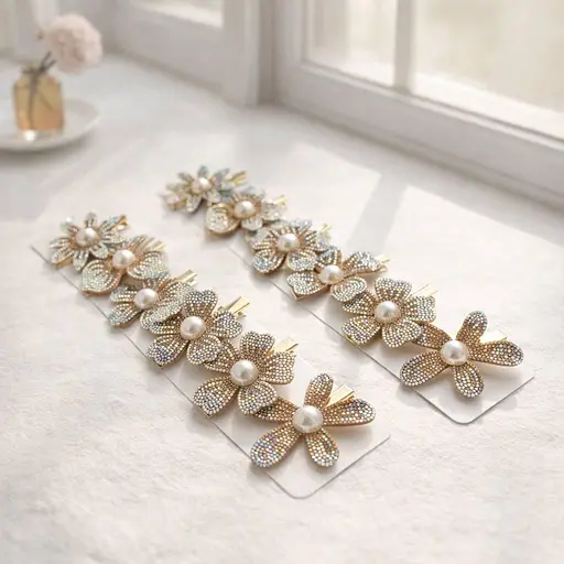 Металеві шпильки для зачісок 12 шт. - фото 1