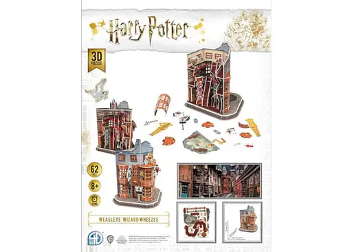 Пазл 4D Puzz 3D Відьмацькі витівки Візлі Гаррі Поттер Weasley's Wizard Wheezes Set 3D puzzle 62 ел. (4dpuz003) - фото 4