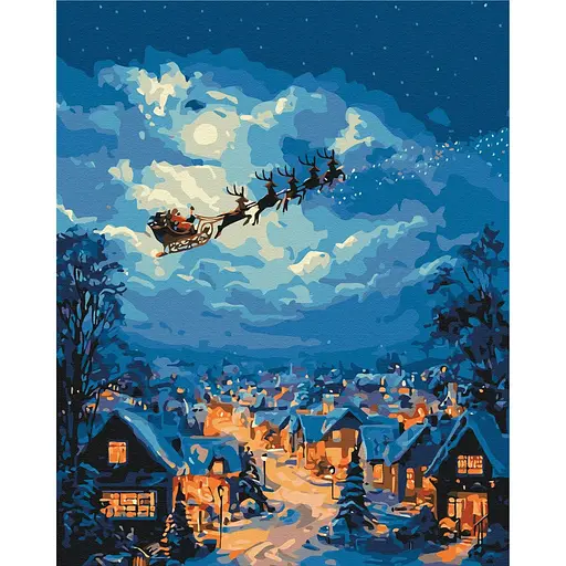 Картина по номерам на подрамнике Brushme Праздник приближается