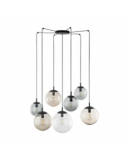 Подвесной светильник TK Lighting 4863 Esme E27 7x15W IP20 Bk - фото 4