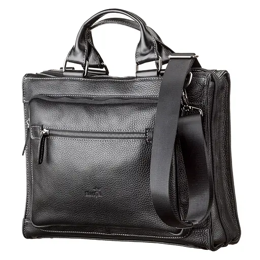 Чоловіча шкіряна сумка SHVIGEL 37х28х9 см sum0012482 - фото 1