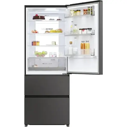 Холодильник Haier Haier многодверный 190.5x70х64.8 холод. отд. 354 л мороз. отд. 174 л 3дв. А+ NF инв. дисплей зона нулевая черный - фото 8
