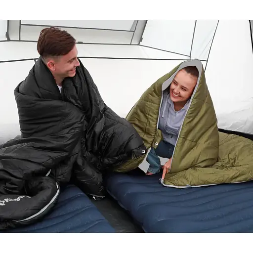 Спальный мешок KingCamp Oasis 250 Comf +12°C / Lim +7°C / Extr -3°C Black - фото 2