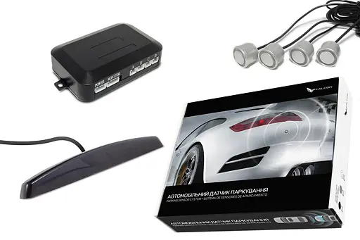 Паркувальний радар Falcon 878 silver-4 датчика