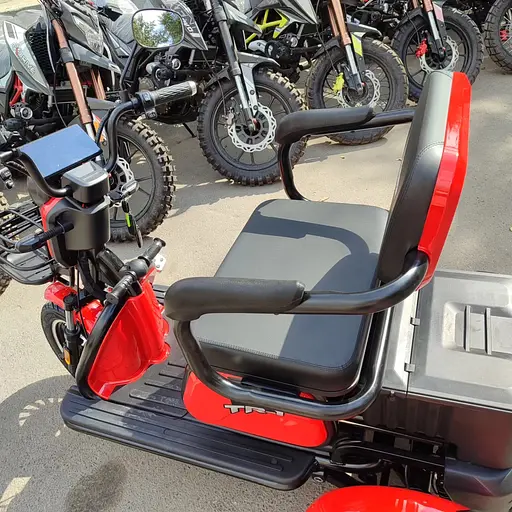 Електроскутер Триколісний Crosser TR1 (600W, 72V, 20Ah) Червоний - фото 6