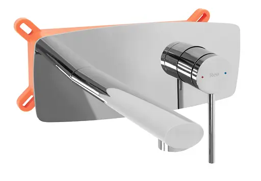 Смеситель для умывальника Rea Oval + Box скрытого монтажа хром REA-B5124 Хром - фото 1