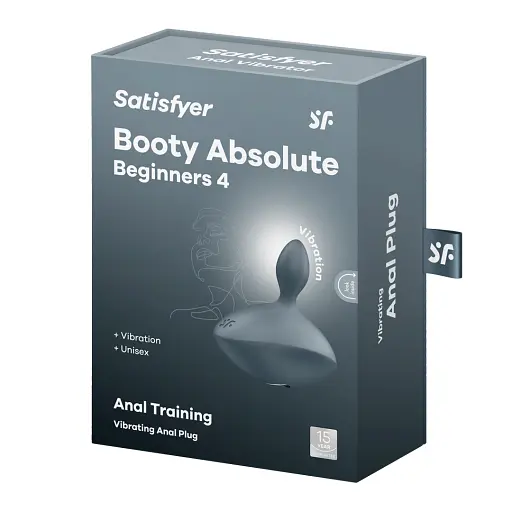 Анальная пробка Satisfyer Booty Absolute Beginners 4 8.9 см (серый) - фото 5