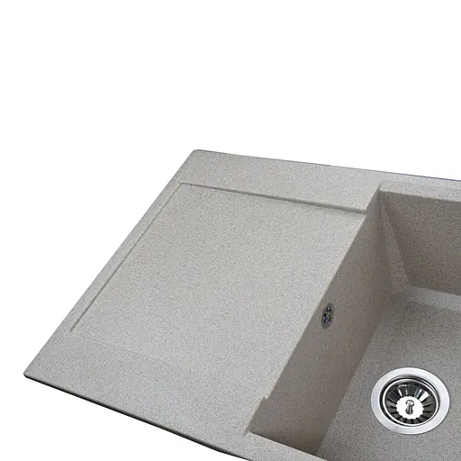 Кухонна мийка гранітна Globus Lux Komo мигдаль 790x500мм-А0008, Терра - фото 3