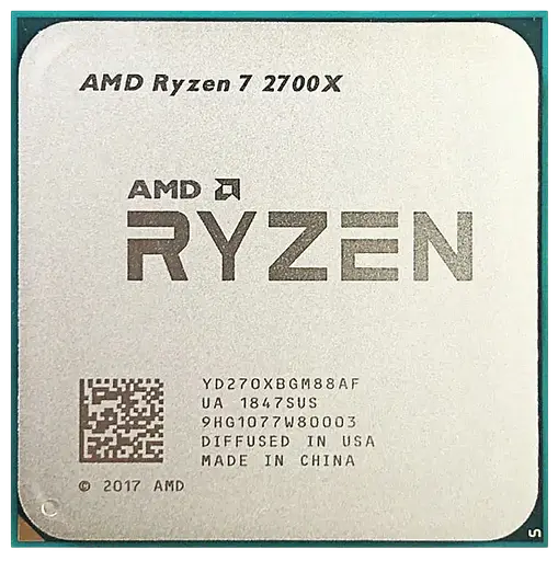 Процессор AMD Ryzen 7 2700X Socket AM4 (YD270XBGM88AF) Б/У - фото 1