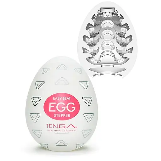 Мастурбатор яйце Clicker репліка хвиляста текстура - фото 1