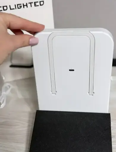 Акумуляторне дзеркало книга планшет 20х14 см у захисному чохлі із сенсорною LED-підсвіткою 3 режими освітлення - фото 3