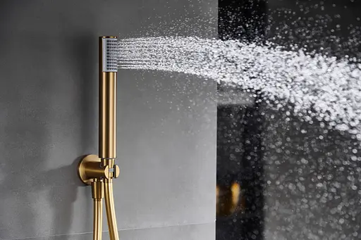 Душова система прихованого монтажу Imex Monza PVD матове золото GPM039/OC, Золотий - фото 5