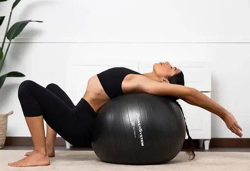 М'яч для фітнесу (фітбол) Power System PS-4013 Ø75 cm PRO Gymball Black (4013BK-0) - фото 9