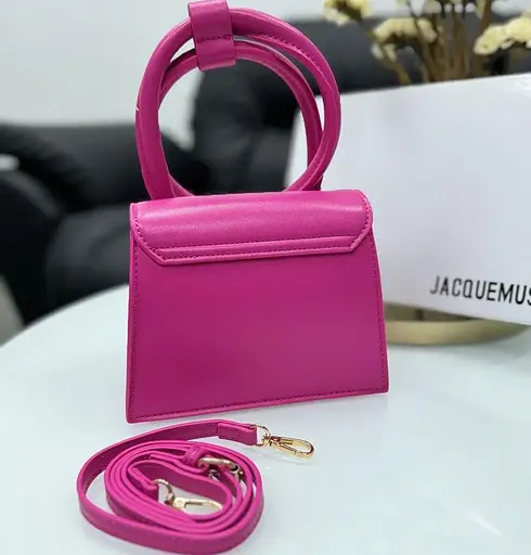 Сумка женская через плечо Jacquemus (Розовый) - фото 8