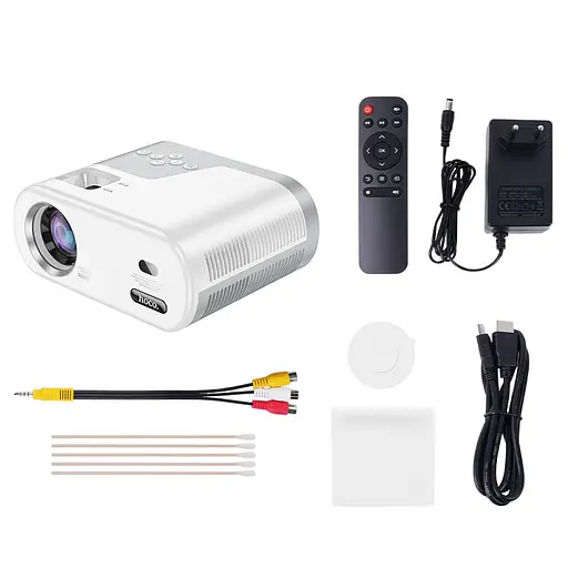 Проектор Hoco DT2 Smart 720p Android version Gray / White - фото 4