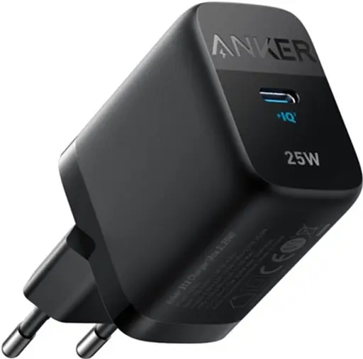 Зарядний пристрій блок живлення Anker PowerPort 312 PowerIQ Type-C (A2642G11) чорний - фото 1