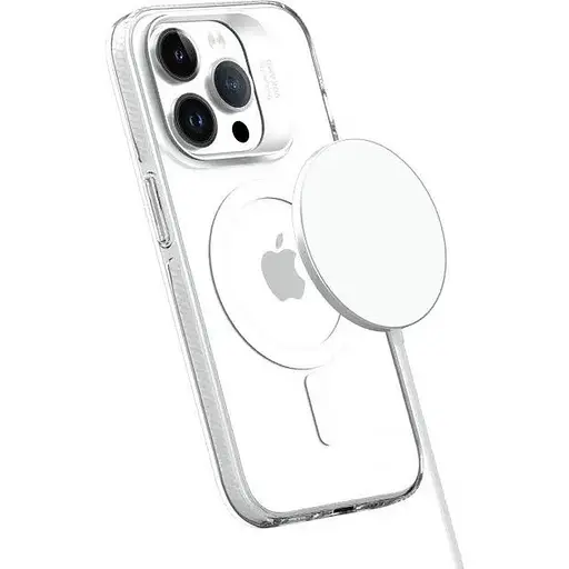 Чохол Vokamo MagSafe для iPhone 15 Pro Max Transparent (NVK010857) - фото 4