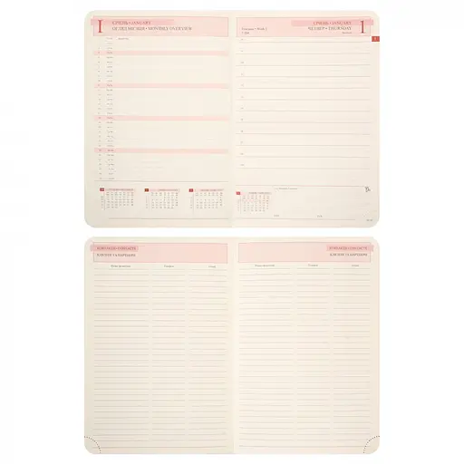 Записная книжка А5 Leo Planner Bruno датирована 368 страниц (252685) - фото 11