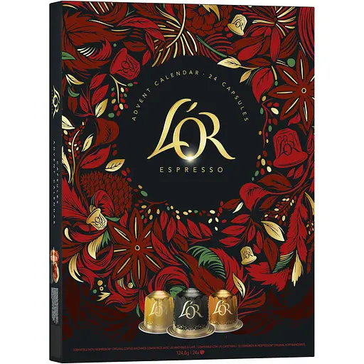Набор кофе натурального жареного молотого в капсулах Адвент календарь L'OR к / у 24 х 5.2 г