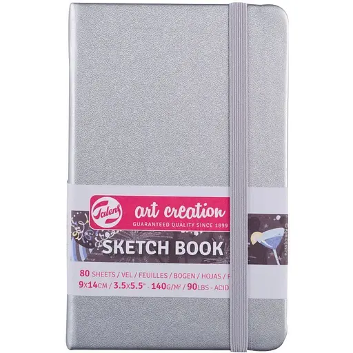 Блокнот для графіки Royal Talens Art Creation 140г/м2 80л Shiny Silver - фото 1