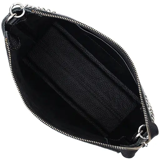 Кожаная женская сумка Grande Pelle 26х22х13 см sum0023599 - фото 4