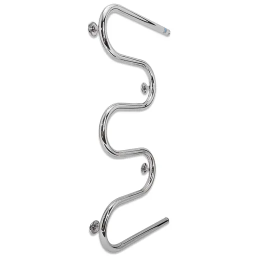 Полотенцесушитель Laris Змеевик 25 РС5 400x800 3/4'' 71207187, Хром - фото 1