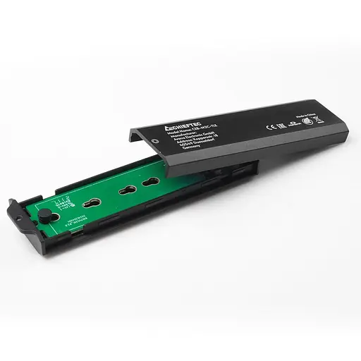 Внешний карман Chieftec M.2 PCIe NVMe/SATA SSD CEB-M2C-TLE USB3.2 Gen2 Type-C Tool-Less Aluminum/Plastic (CEB-M2C-TLE) - фото 4