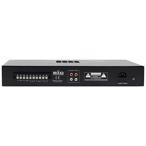 Трансляционный усилитель BIG UNIT-250 -3zone USB/MP3/FM/BT/REMOTE - фото 2