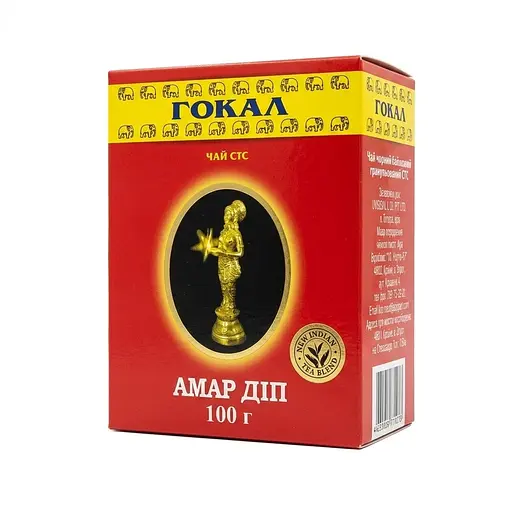 Чай Гокал чорний гранульований Амар Діп 100 г - фото 1