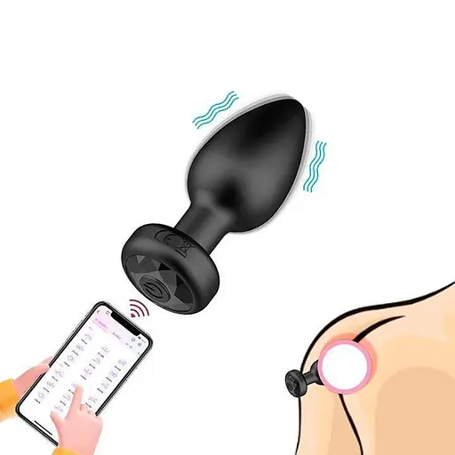 Смарт анальная пробка Equinox USB 9 см с приложением - фото 3