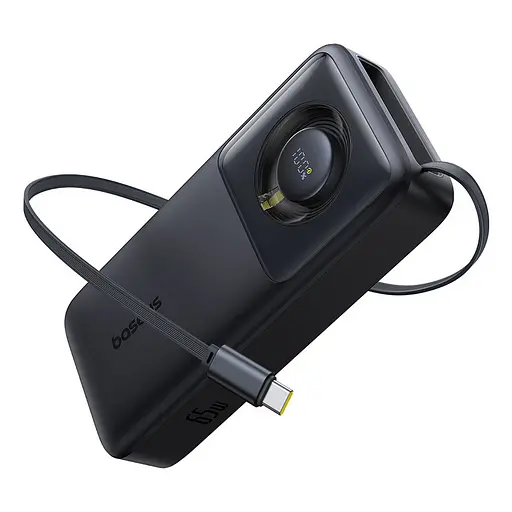 Зовнішній акумулятор Baseus 65W 20000 mAh Free2pull Retractable For Macbook Laptop - фото 3