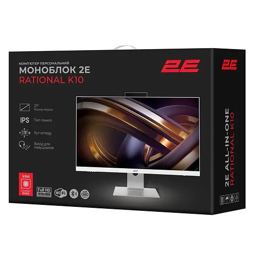 Моноблок 2E 27 Rational K10 FHD IPS/Intel i5-12400/16GB/512SSD/UMA/DOS/White (2E-K10.0005) - фото 15