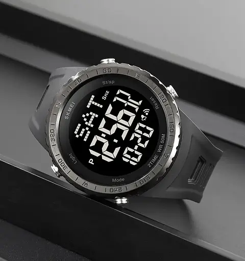 Годинник чоловічий наручний спортивний Skmei 2192 (Чорний з чорним) - фото 5