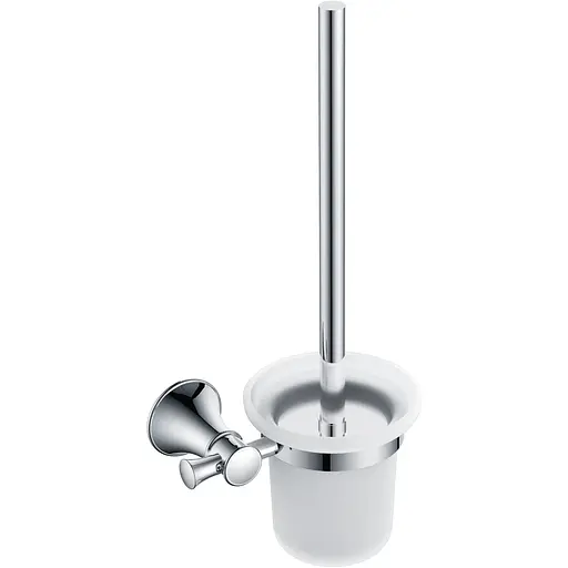 Ершик для туалета с настенным держателем Imprese Podzima Ledove ZMK01170126, Хром - фото 1