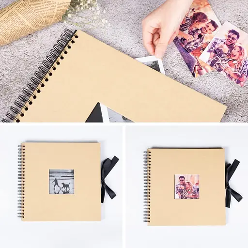 Персоналізований фотоальбом для скрапбукінгу з набором аксесуарів 12x12-дюймовий - фото 3